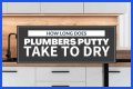 How long does it take for spot putty to dry?